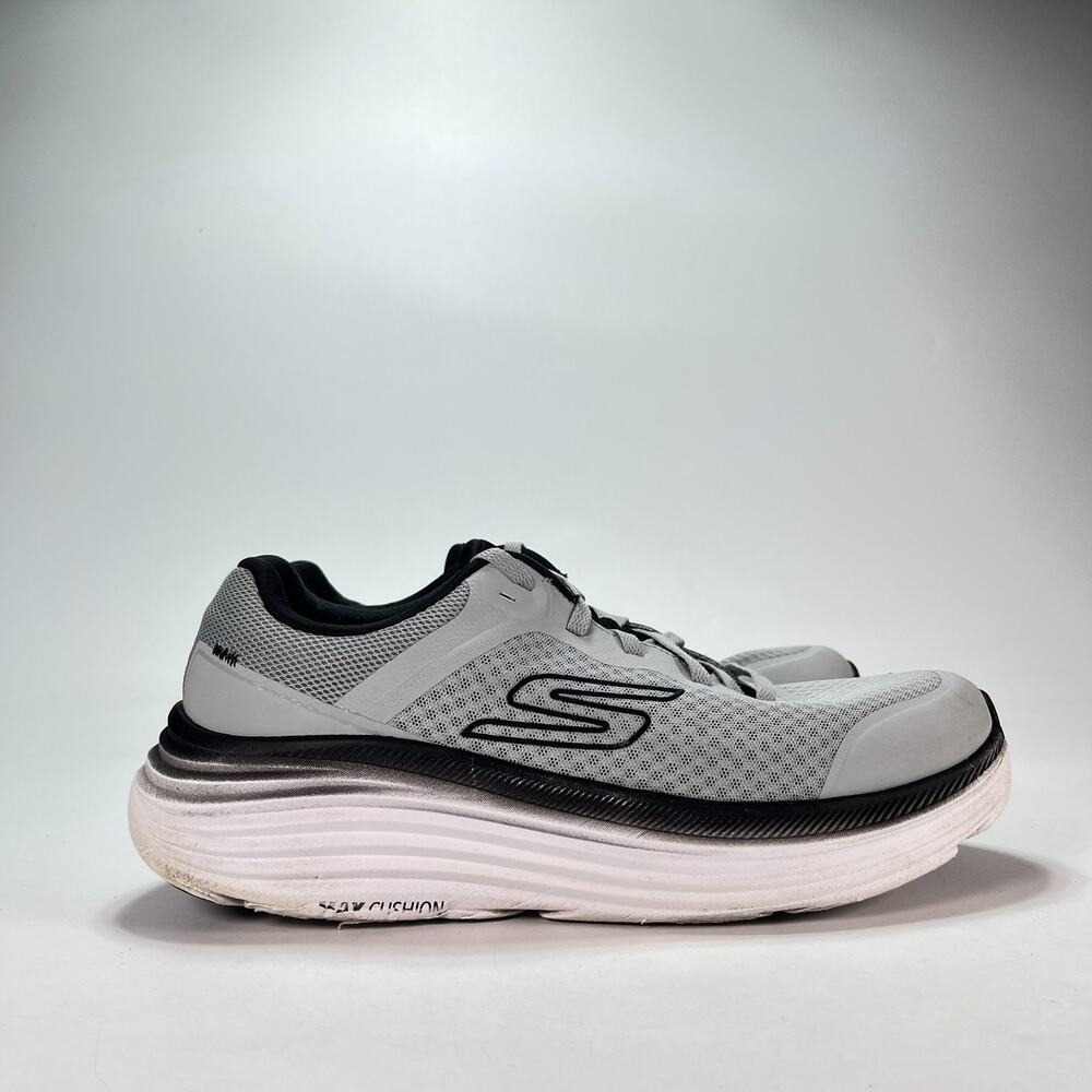 Skechers Max Cushioning Endeavour Gray Black Sneakers 220613WW Men's Size 11